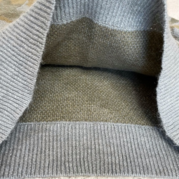 Banana Republic Wool Mohair Cotton Blend Camouflage Crewneck Sweater - Picture 9 of 16
